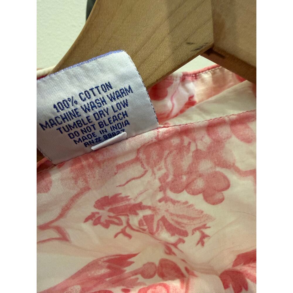 Pine cone hill pajama set pink toile size XL 100% cotton - Picture 4 of 5